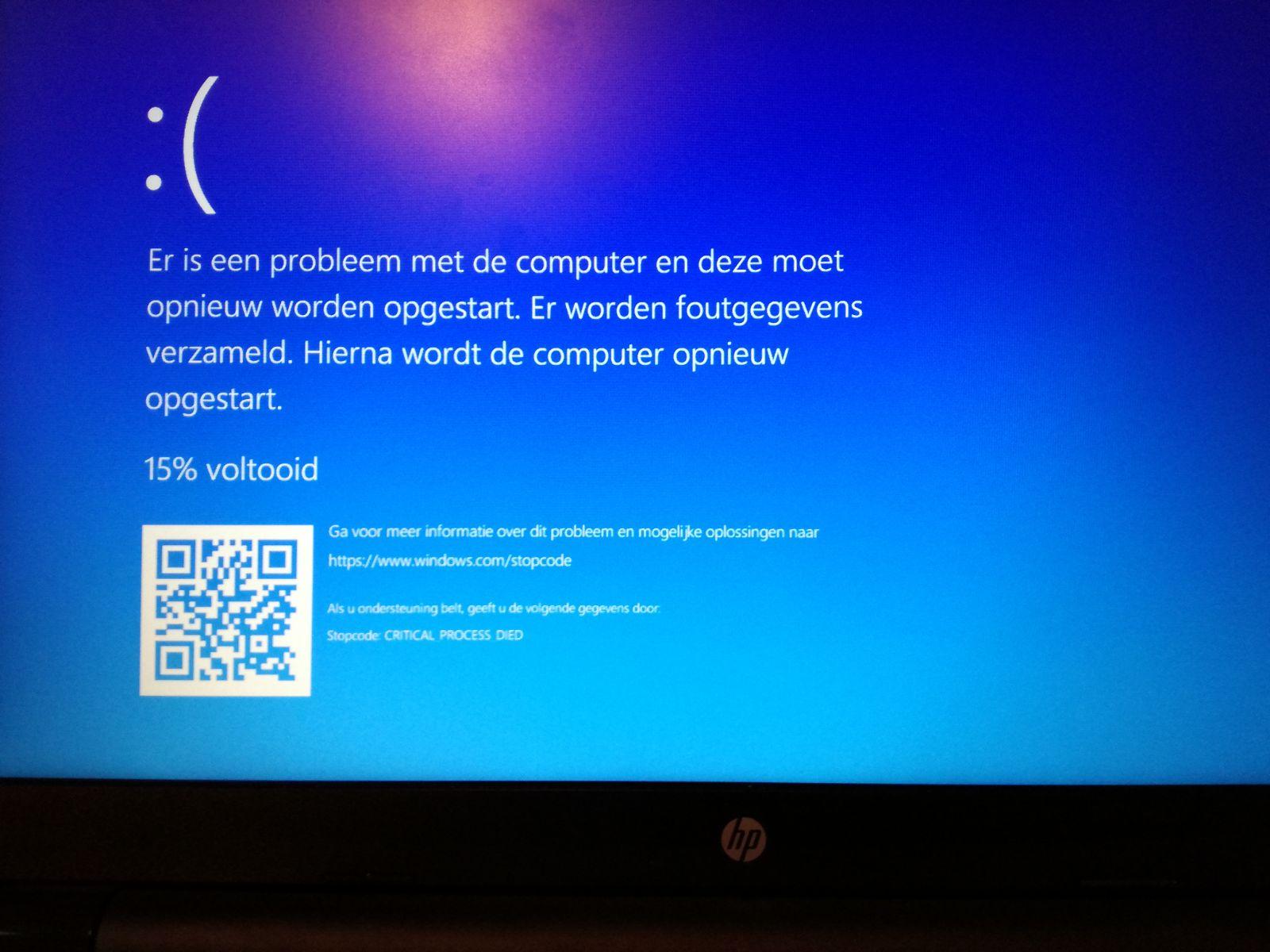 Descripción del error 0x000000EF en Windows