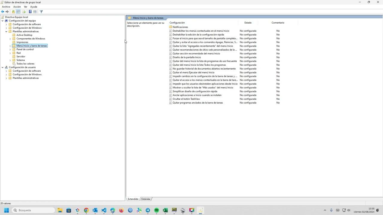 Carpetas de apps en la rejilla del Inicio