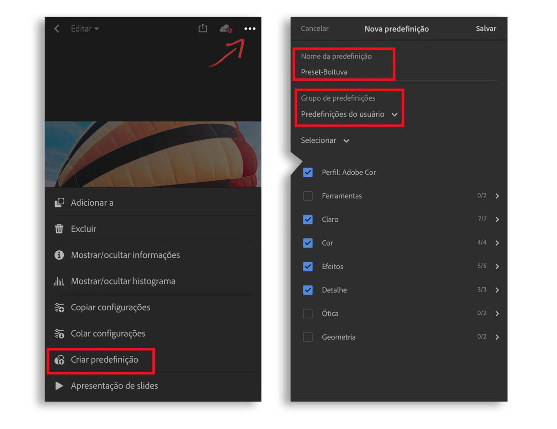 Guía para instalar presets de Lightroom
