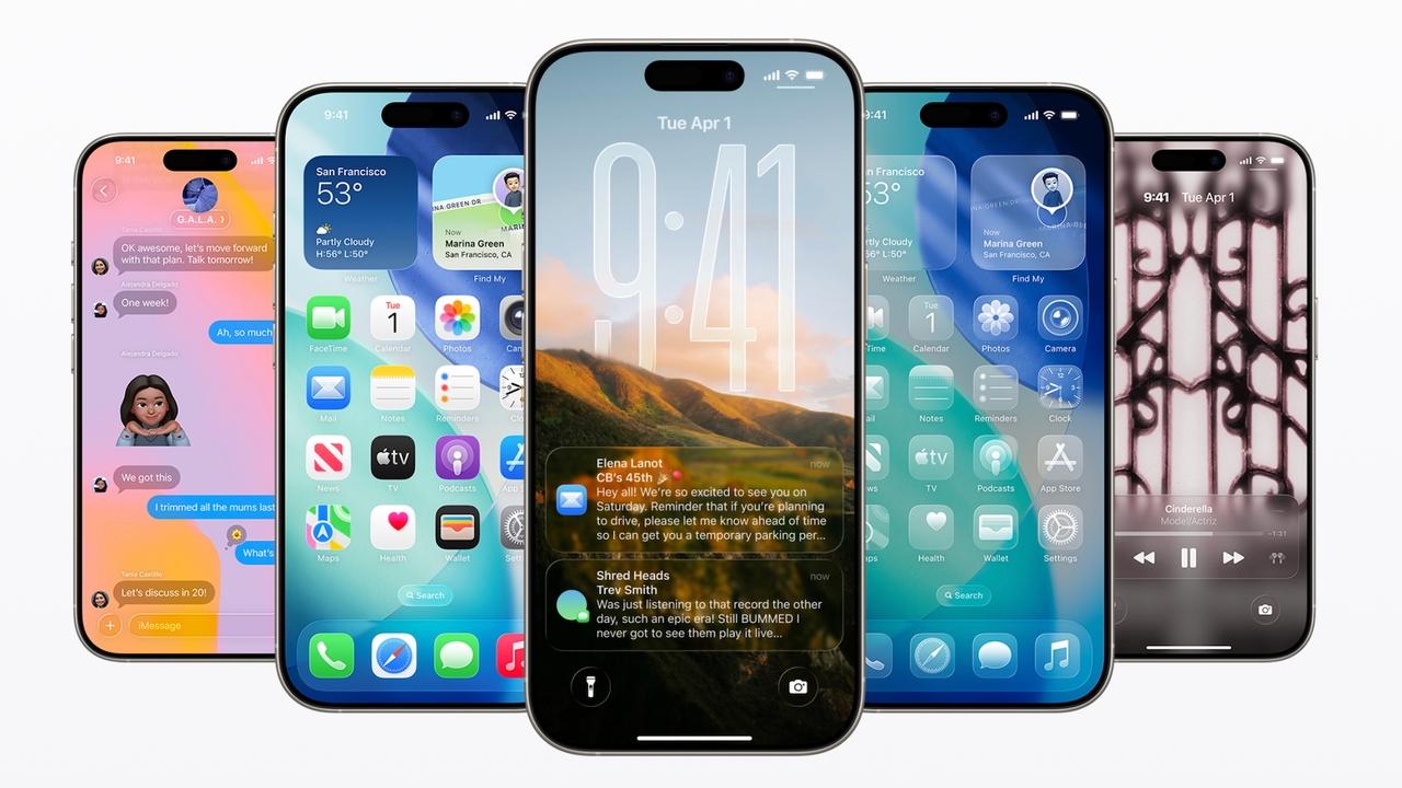 Opciones de accesibilidad para reducir transparencia en iPhone