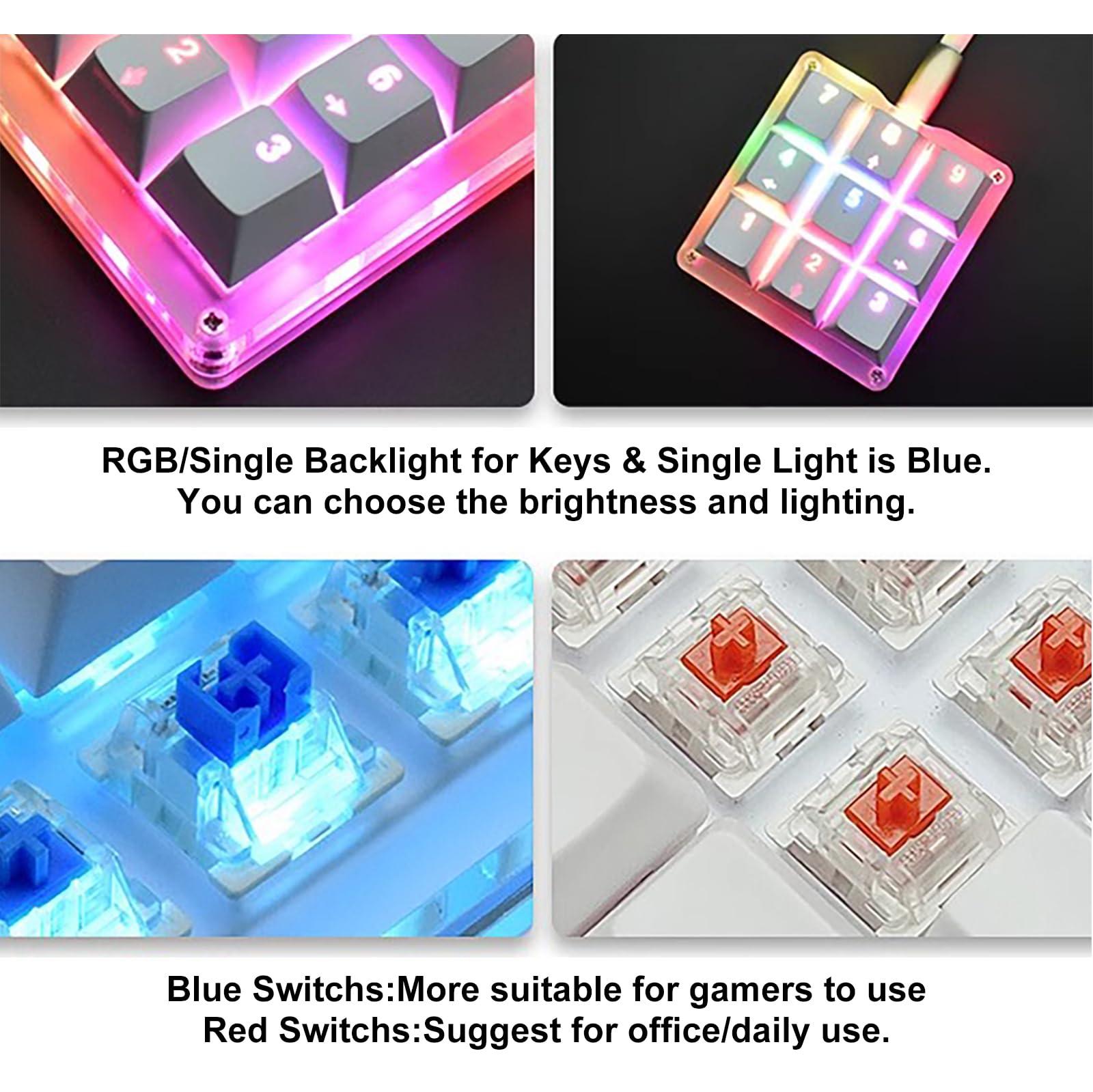 Teclado mecánico programable para Office