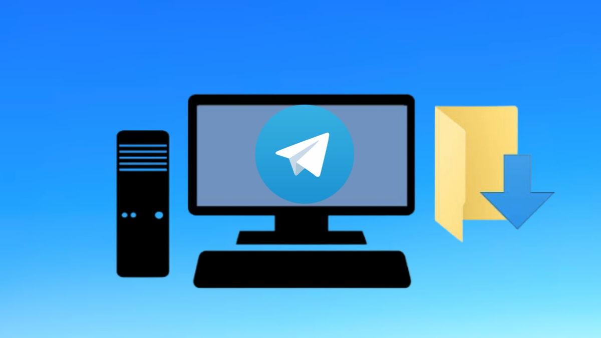 Carpeta de descargas de Telegram Desktop en el ordenador