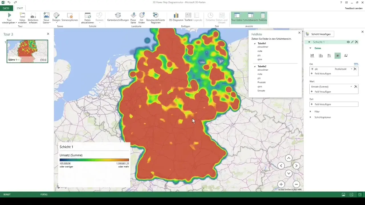 Mapas 3D Excel visualización