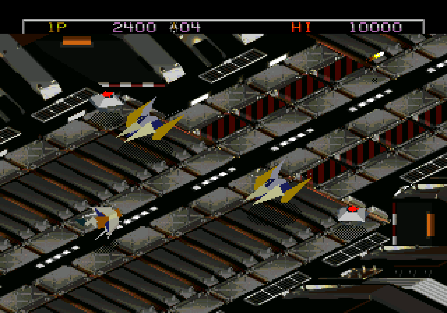 jugabilidad Zaxxon perspectivas