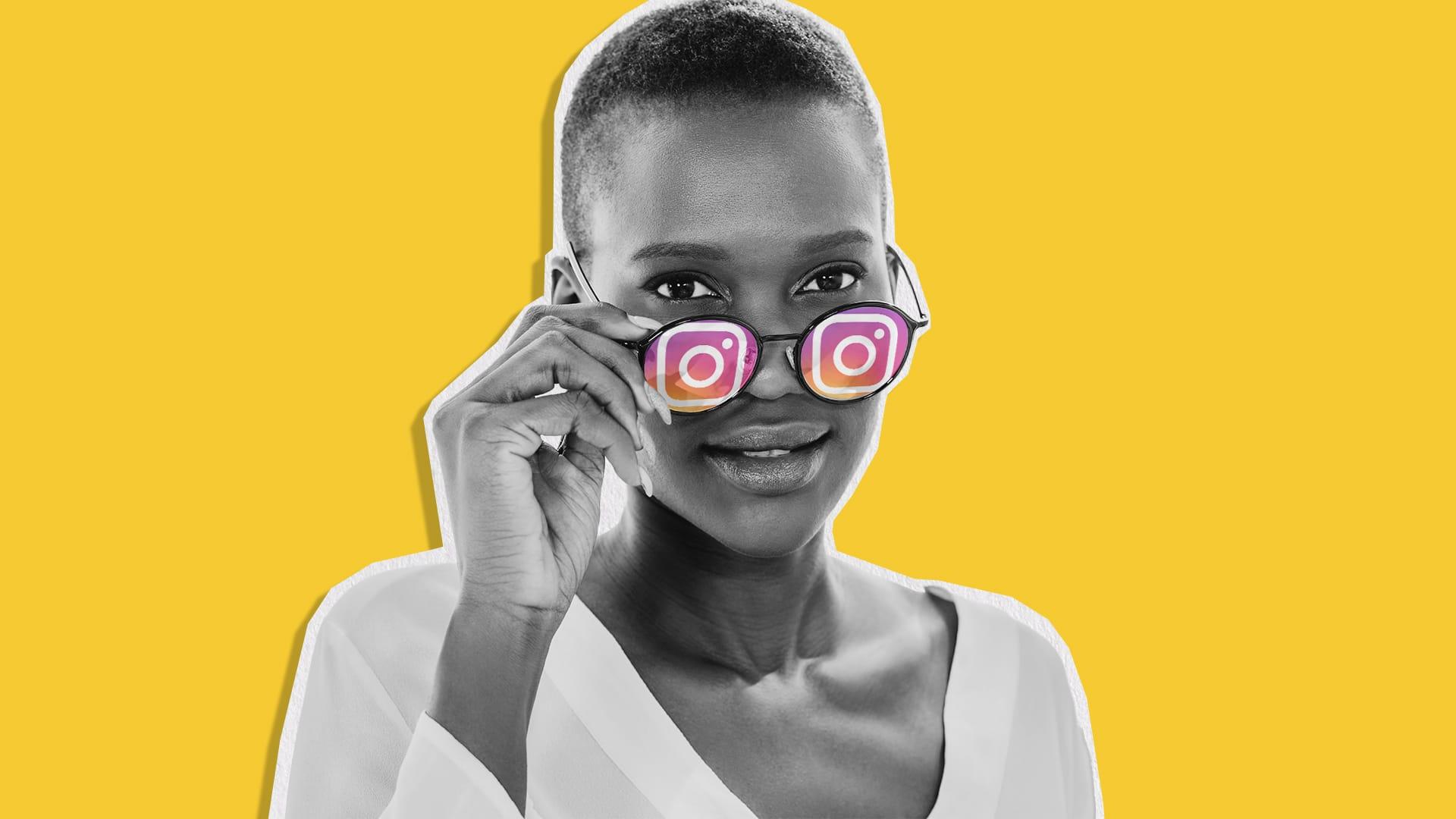 Interfaz de Instagram y personalización del algoritmo