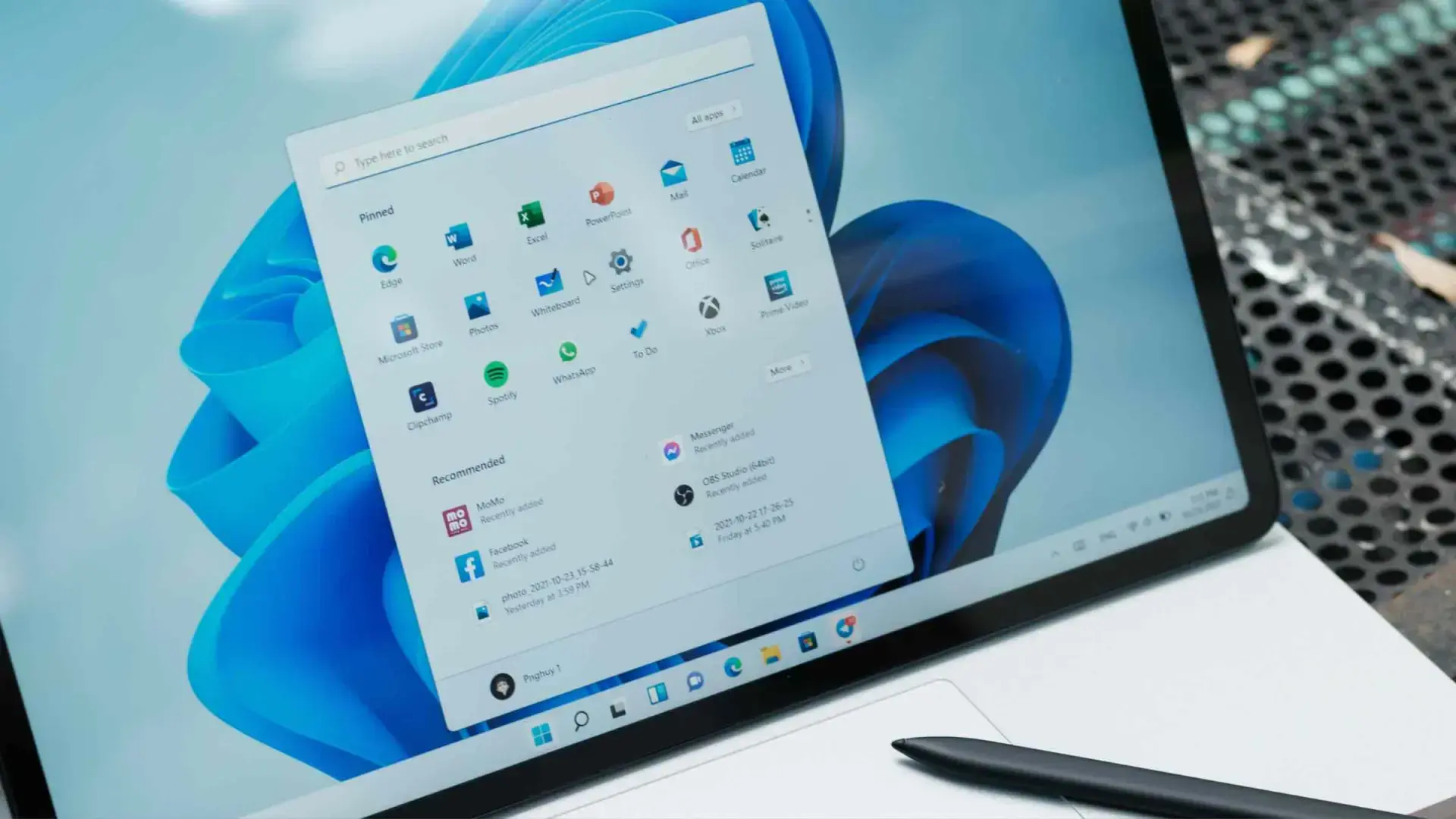 Rediseño del menú Inicio Windows 11
