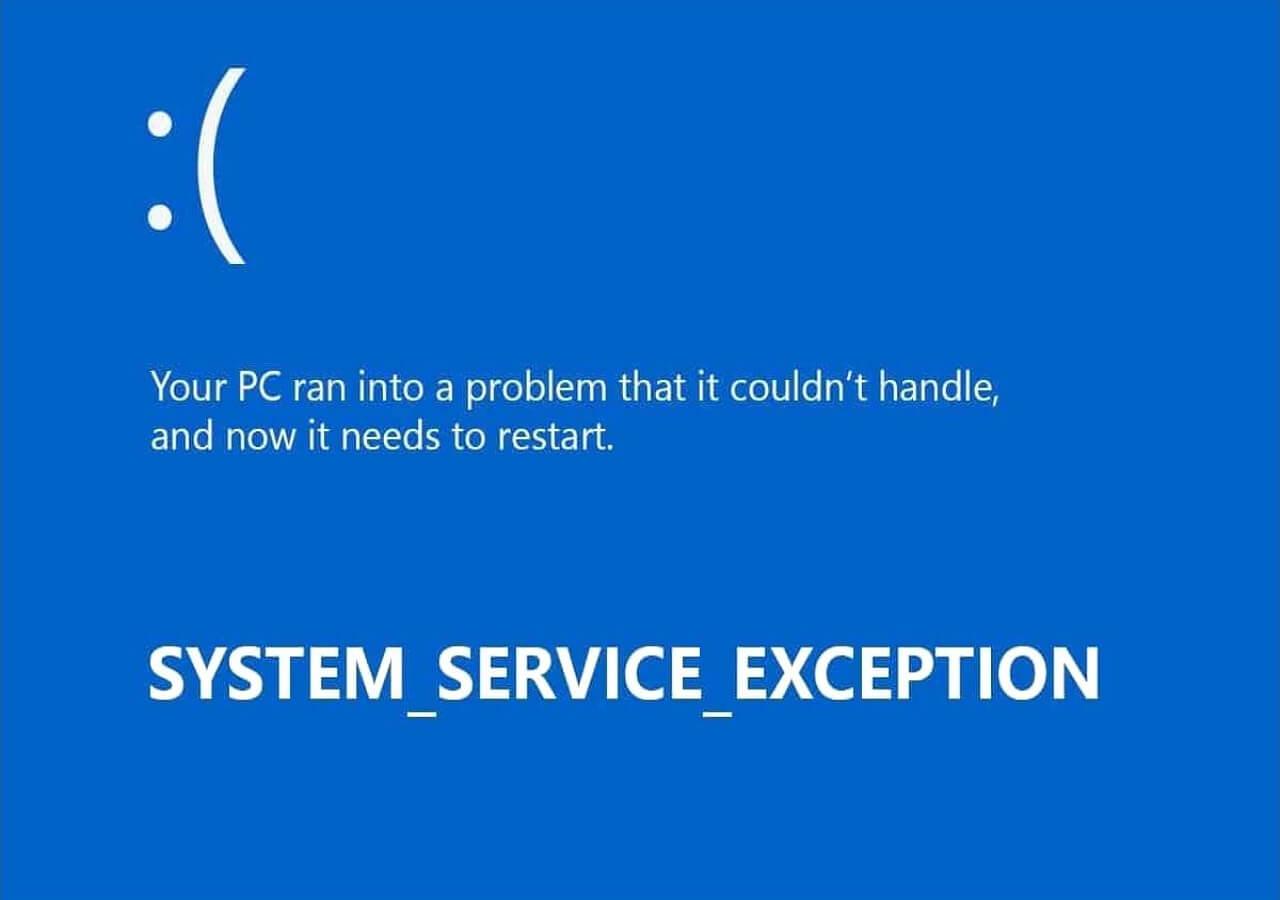 Pantalla azul SYSTEM_SERVICE_EXCEPTION 0x0000003B