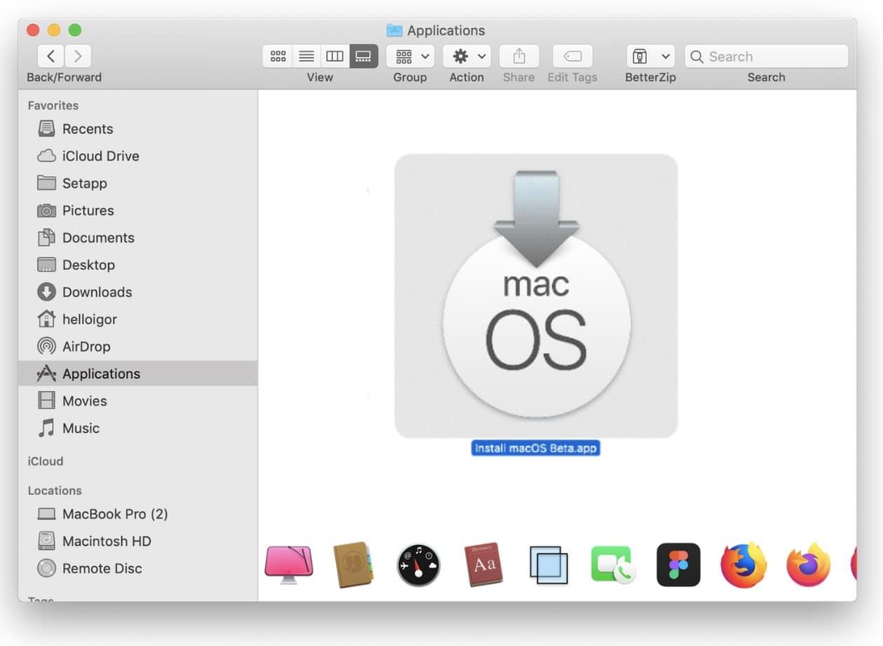 Medio de instalación de macOS en USB