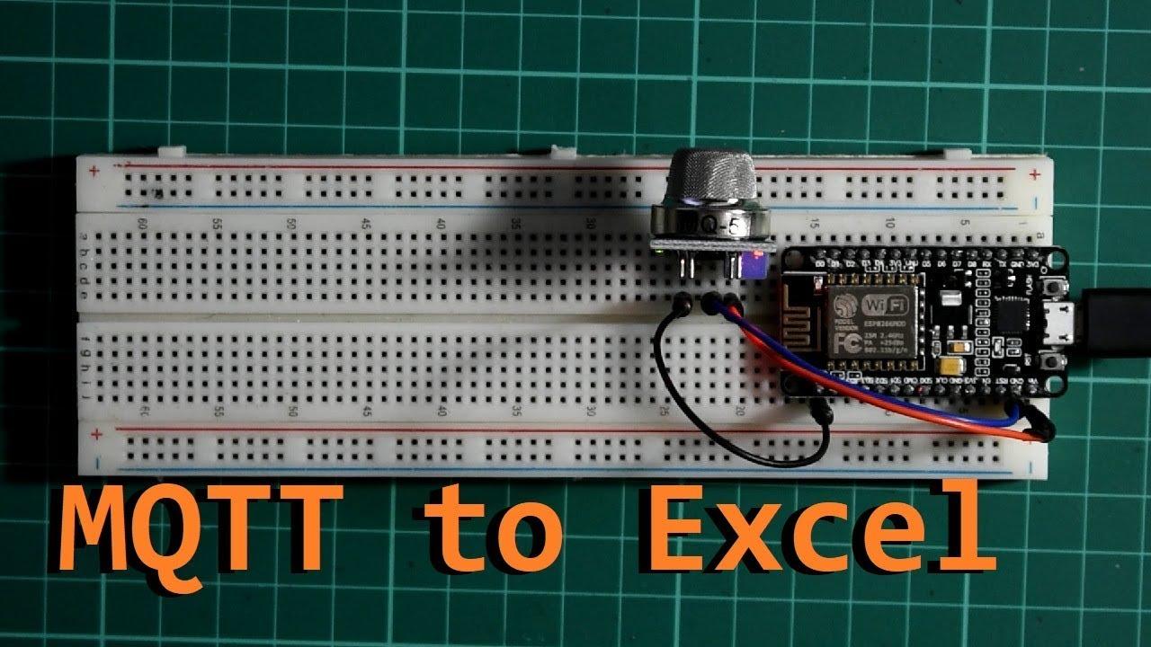 cómo exportar datos mqtt a excel