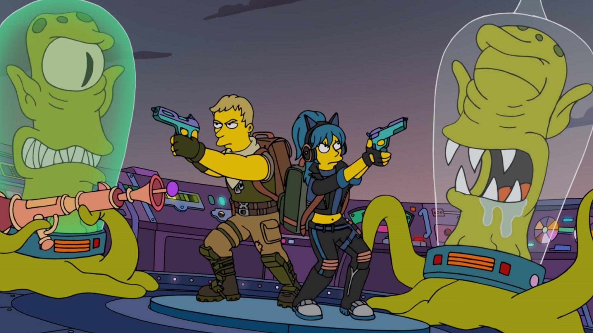 Colaboración Fortnite y Los Simpson