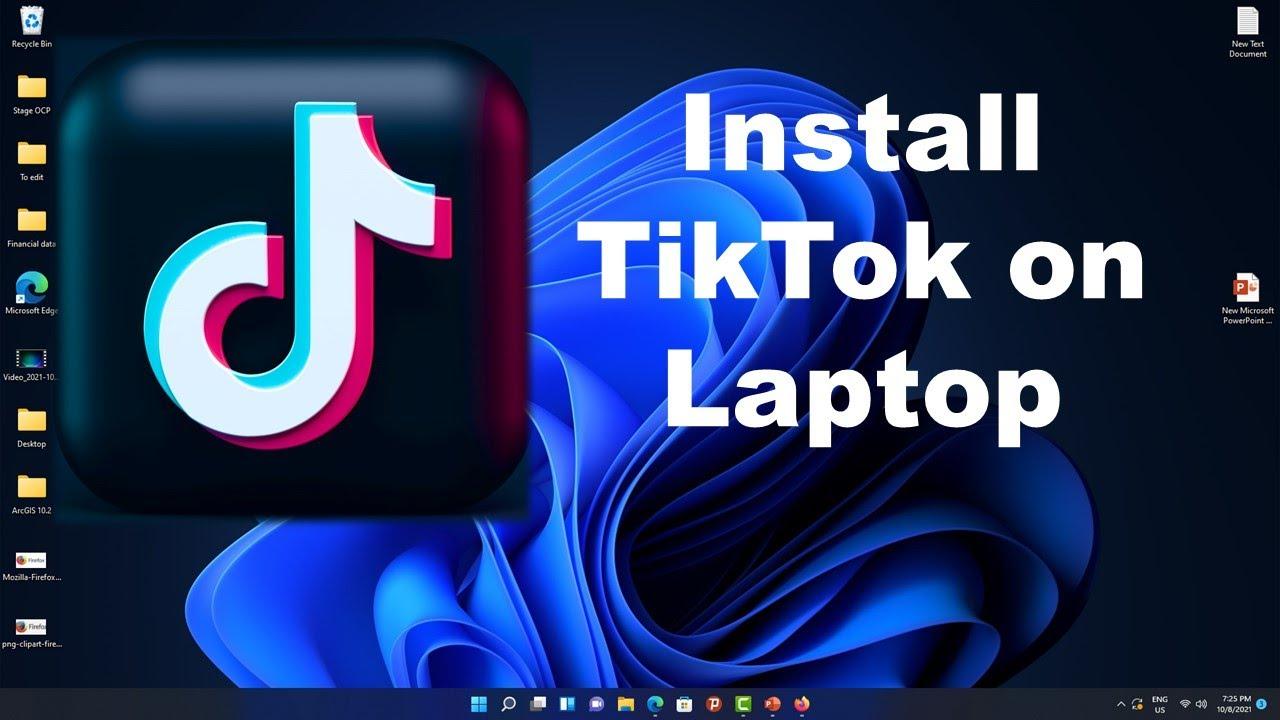 Interfaz y secciones de TikTok en Windows