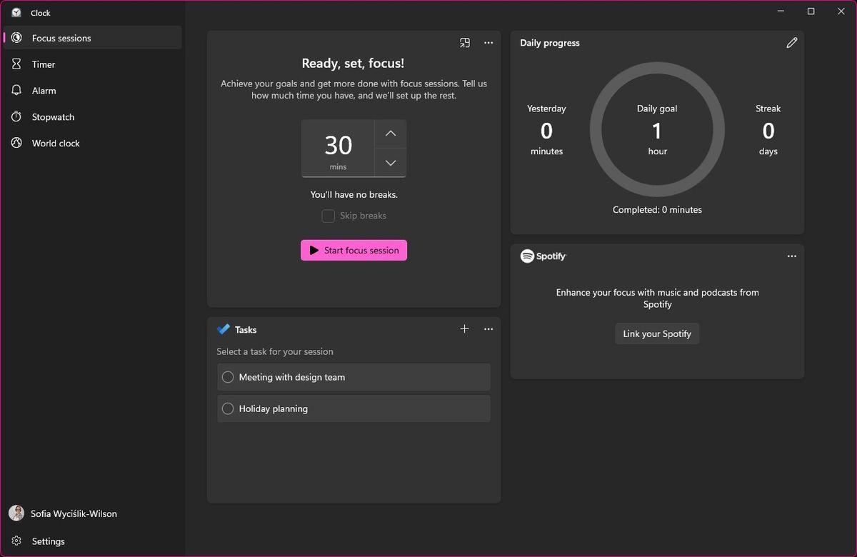 Focus Assist en Windows 11
