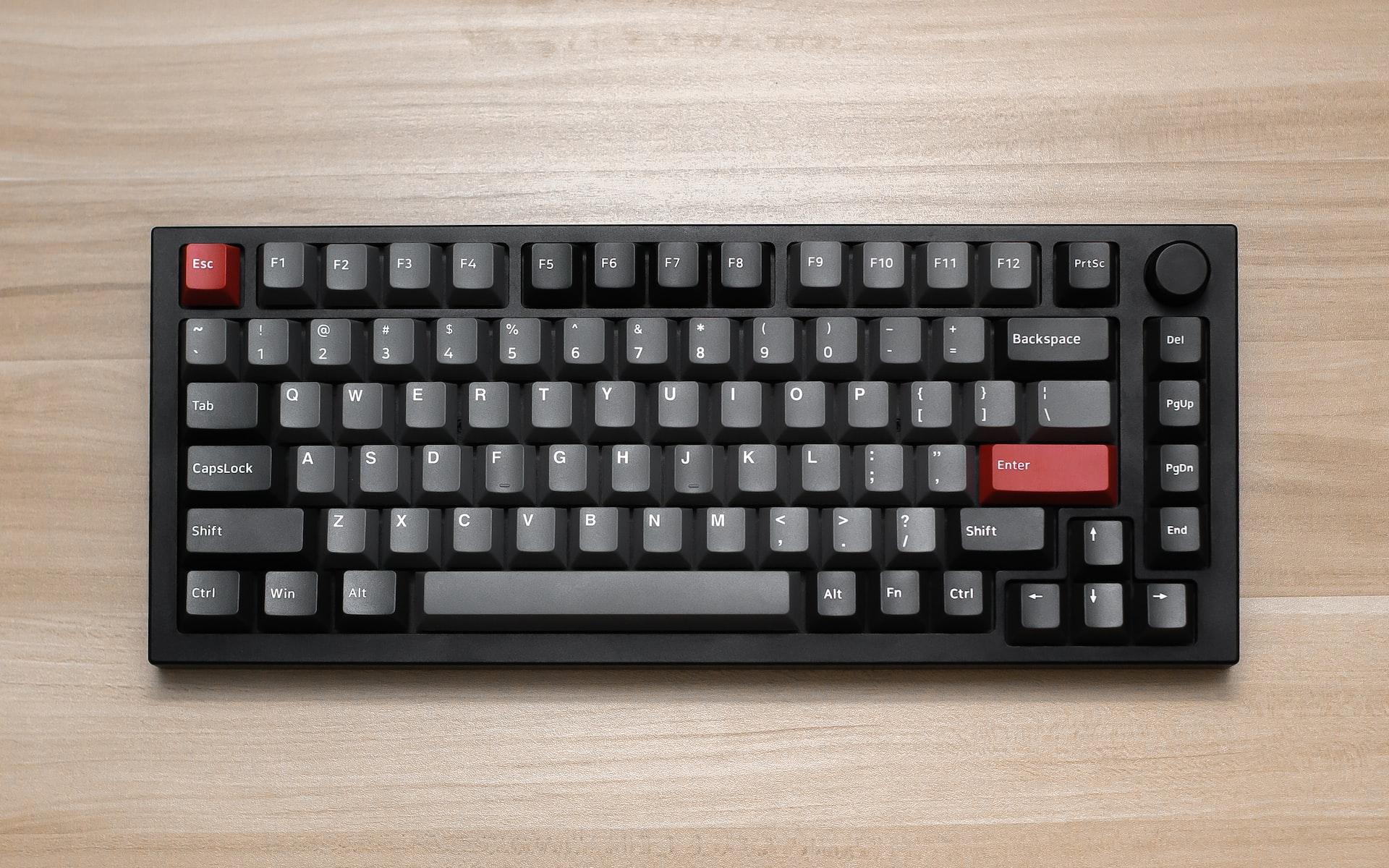 Fila superior del teclado con teclas F1 a F12