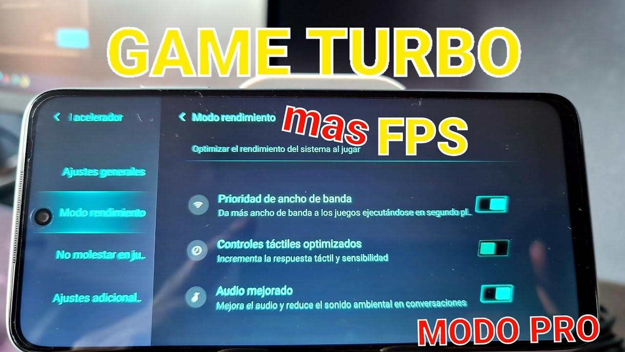 Activar Game Turbo
