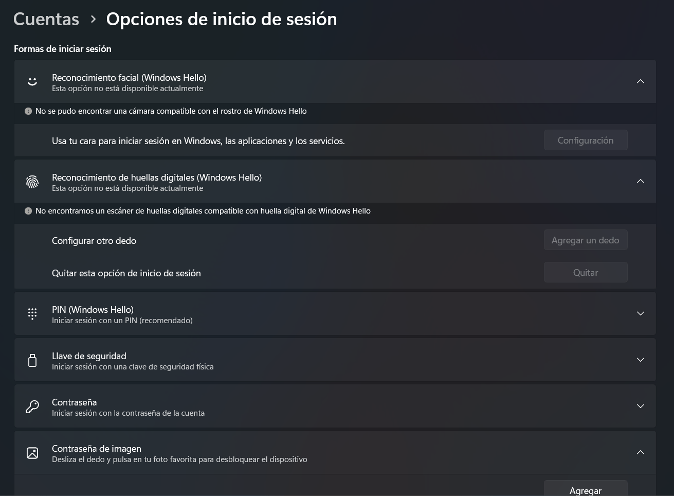 Soluciones huella Windows 11 permisos administrador