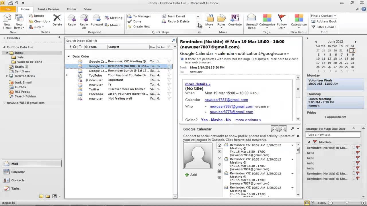 Automatizar Outlook con Quick Steps