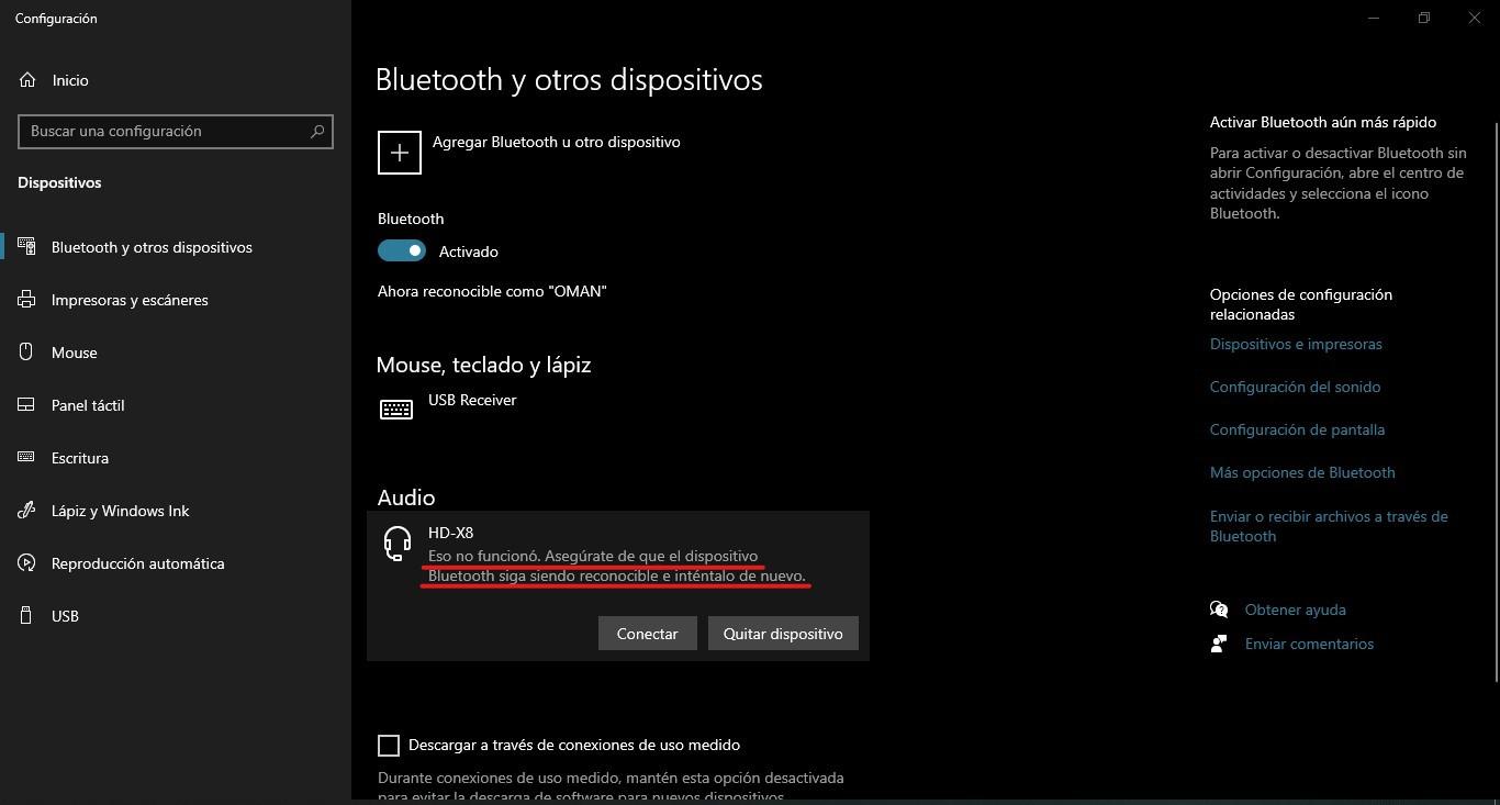 Problemas Bluetooth en Windows 11