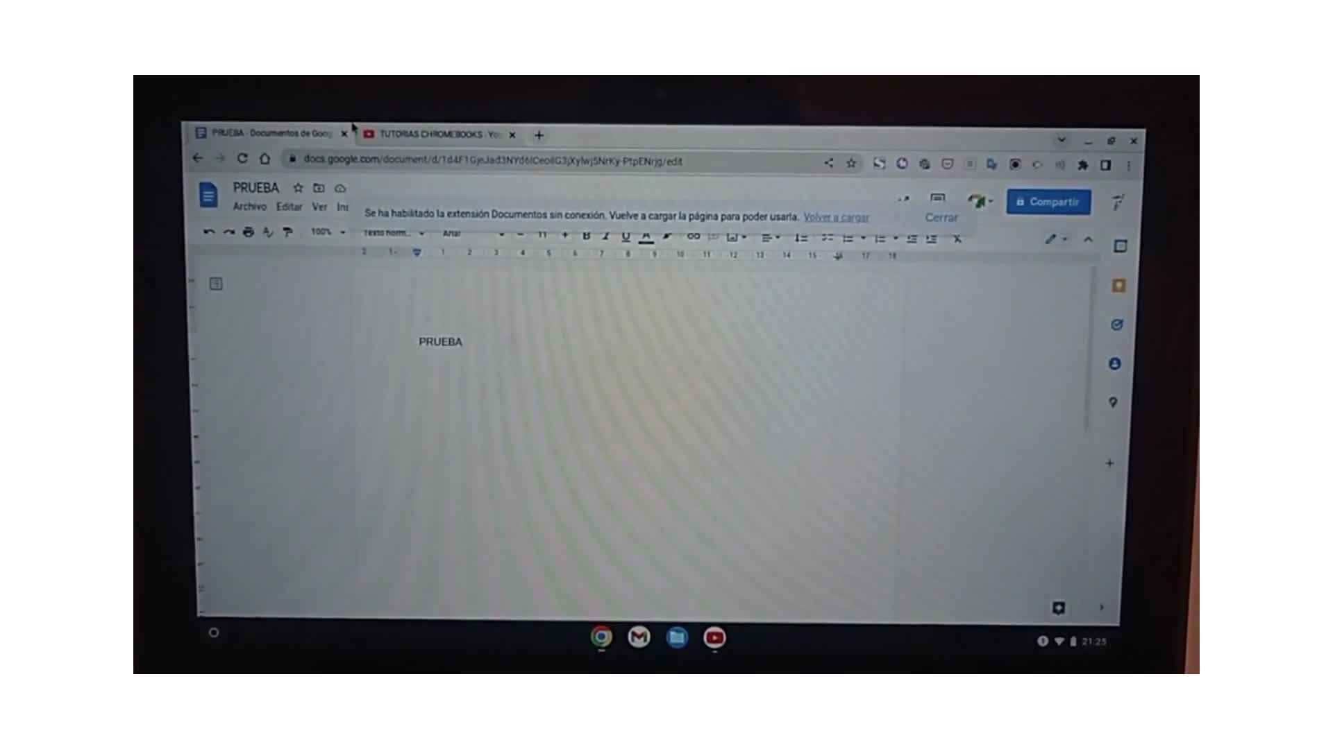 Distribución de teclado en Chromebook