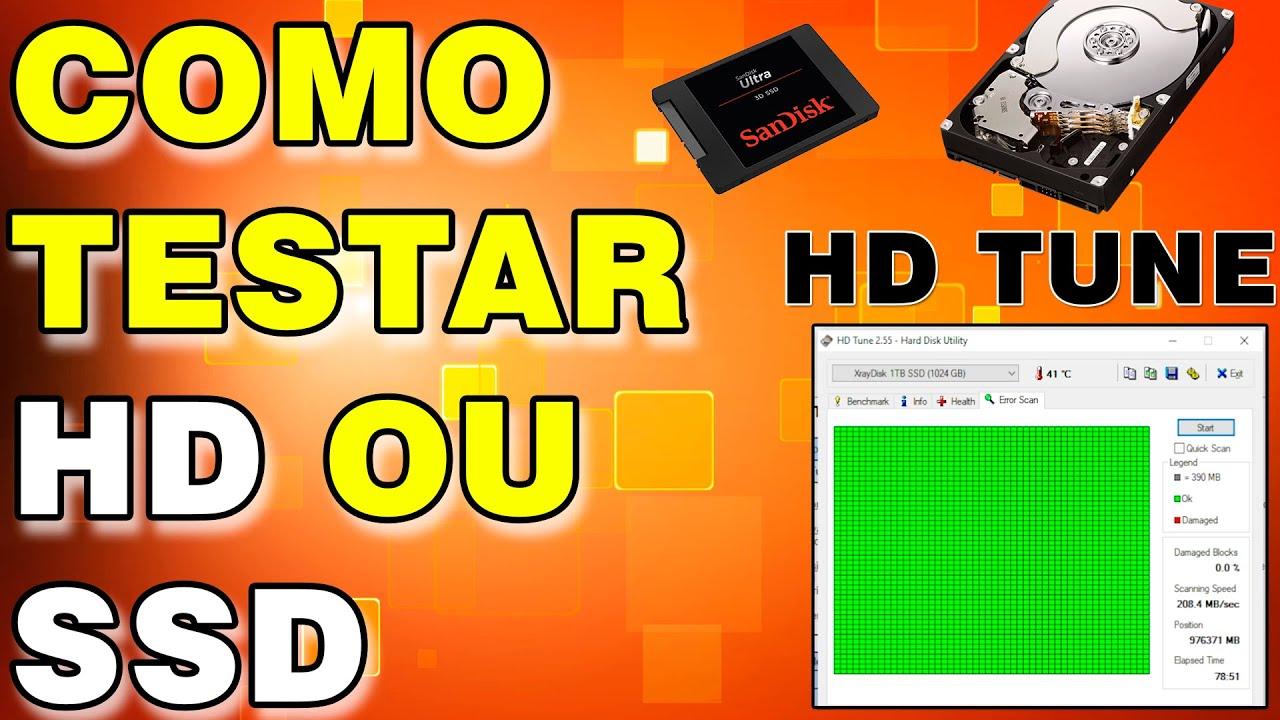 Comprobar velocidad del HDD con HD Tune