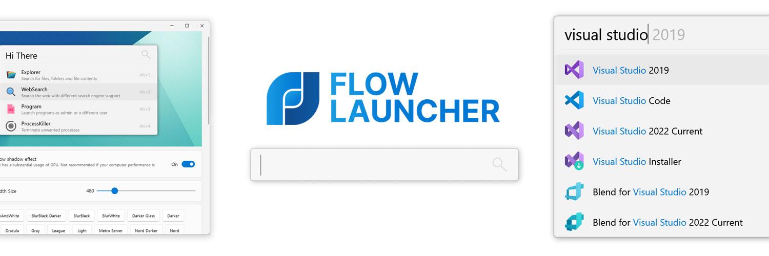 Flow Launcher configurado como buscador avanzado