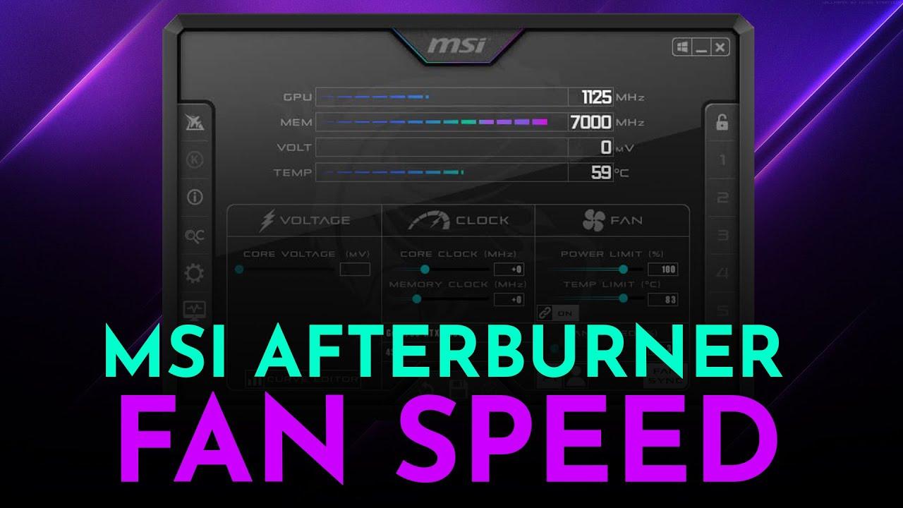 Curva de ventilador en MSI Afterburner