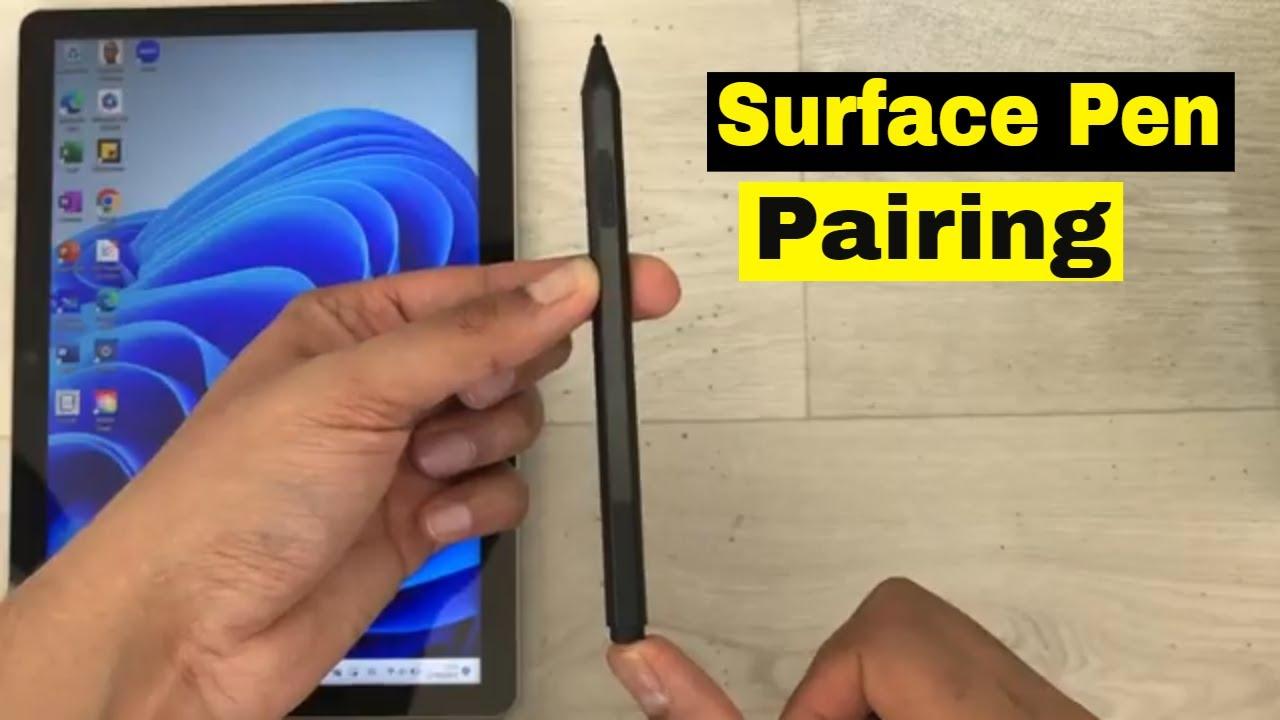 Uso del Surface Pen para escribir y dibujar