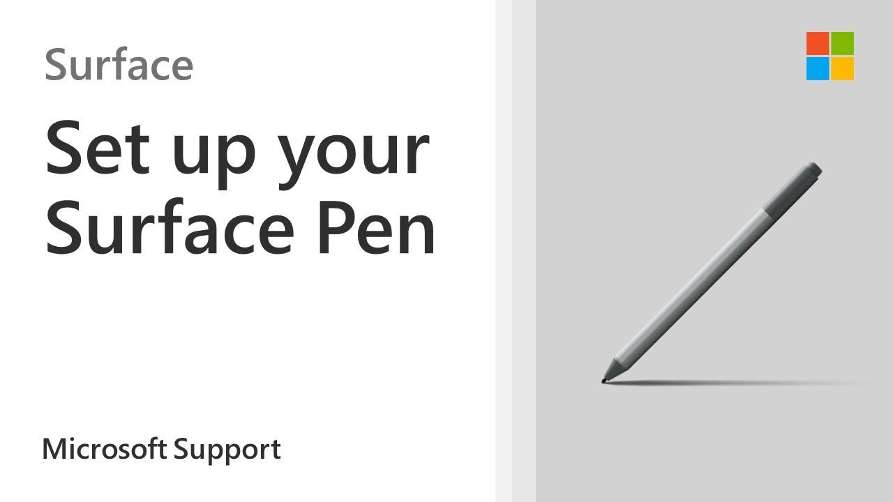 Configurando el Surface Pen en Windows 11
