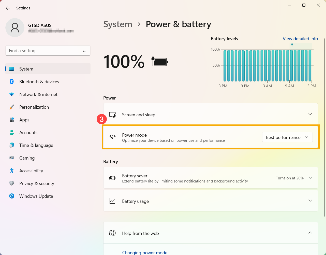Planes de energía en Windows