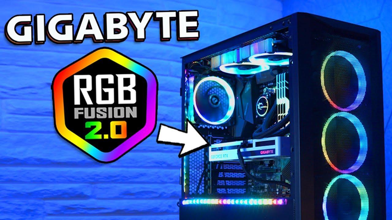 Iluminación ARGB controlada por Gigabyte RGB Fusion