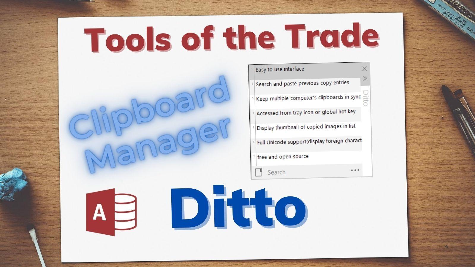 Gestor Ditto Clipboard Manager
