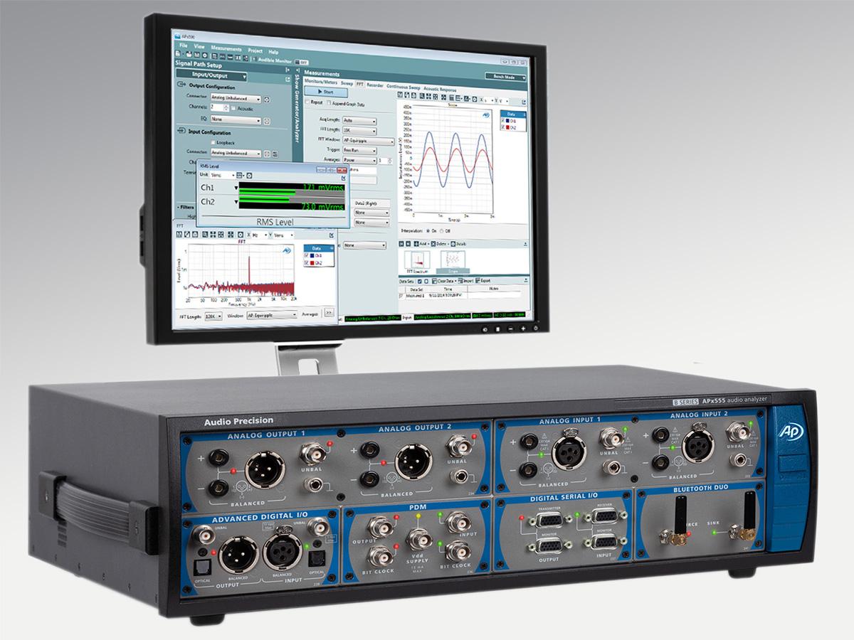 Software APx500 para mediciones de audio