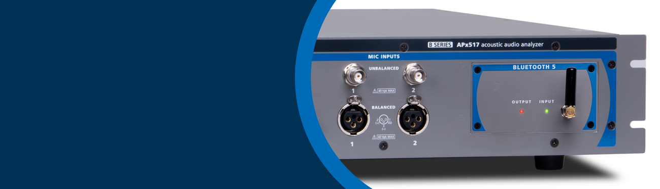 Interfaz de usuario de Audio Precision APx