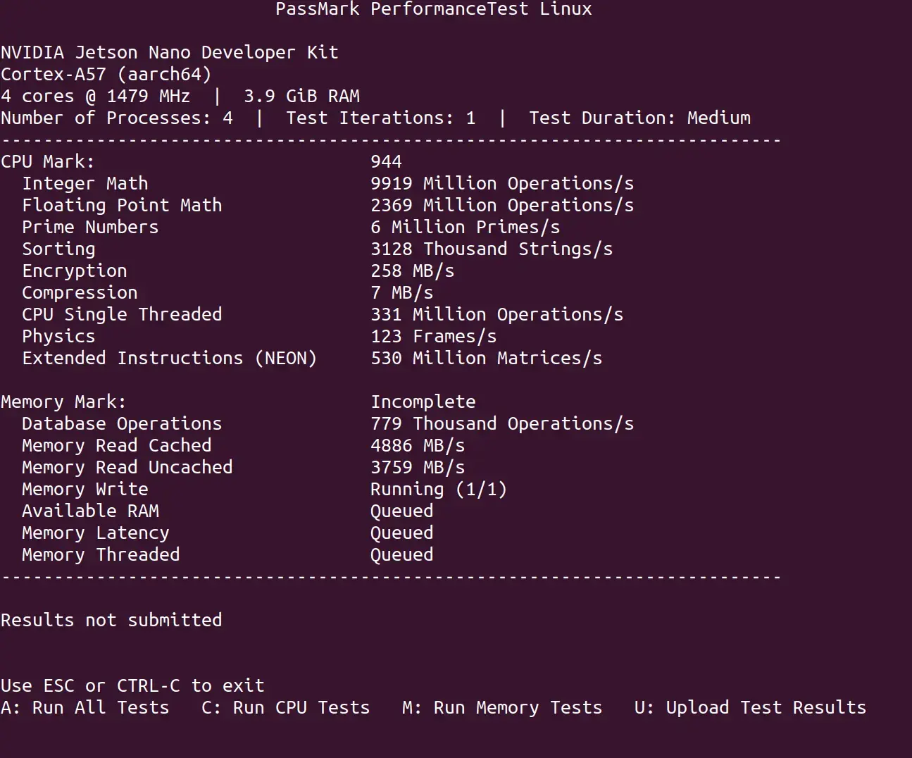 Passmark PerformanceTest para medir rendimiento de la RAM Passmark PerformanceTest para medir rendimiento de la RAM