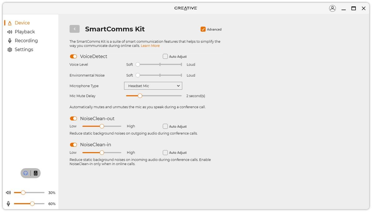 Funciones de SmartComms Kit