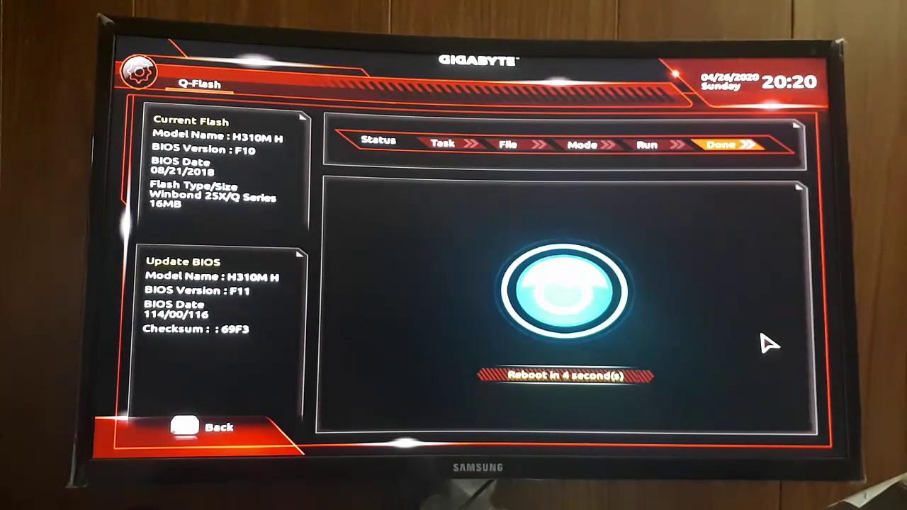 Menús Q-Flash para actualizar BIOS Gigabyte