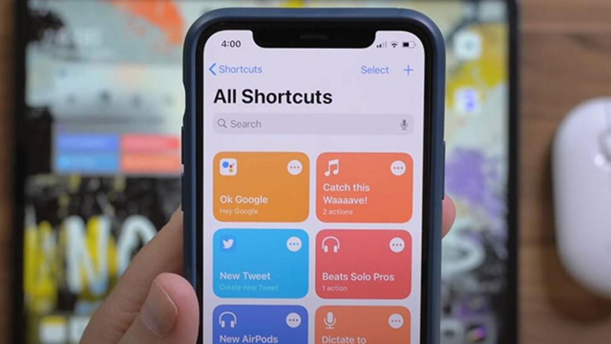 app atajos en iOS