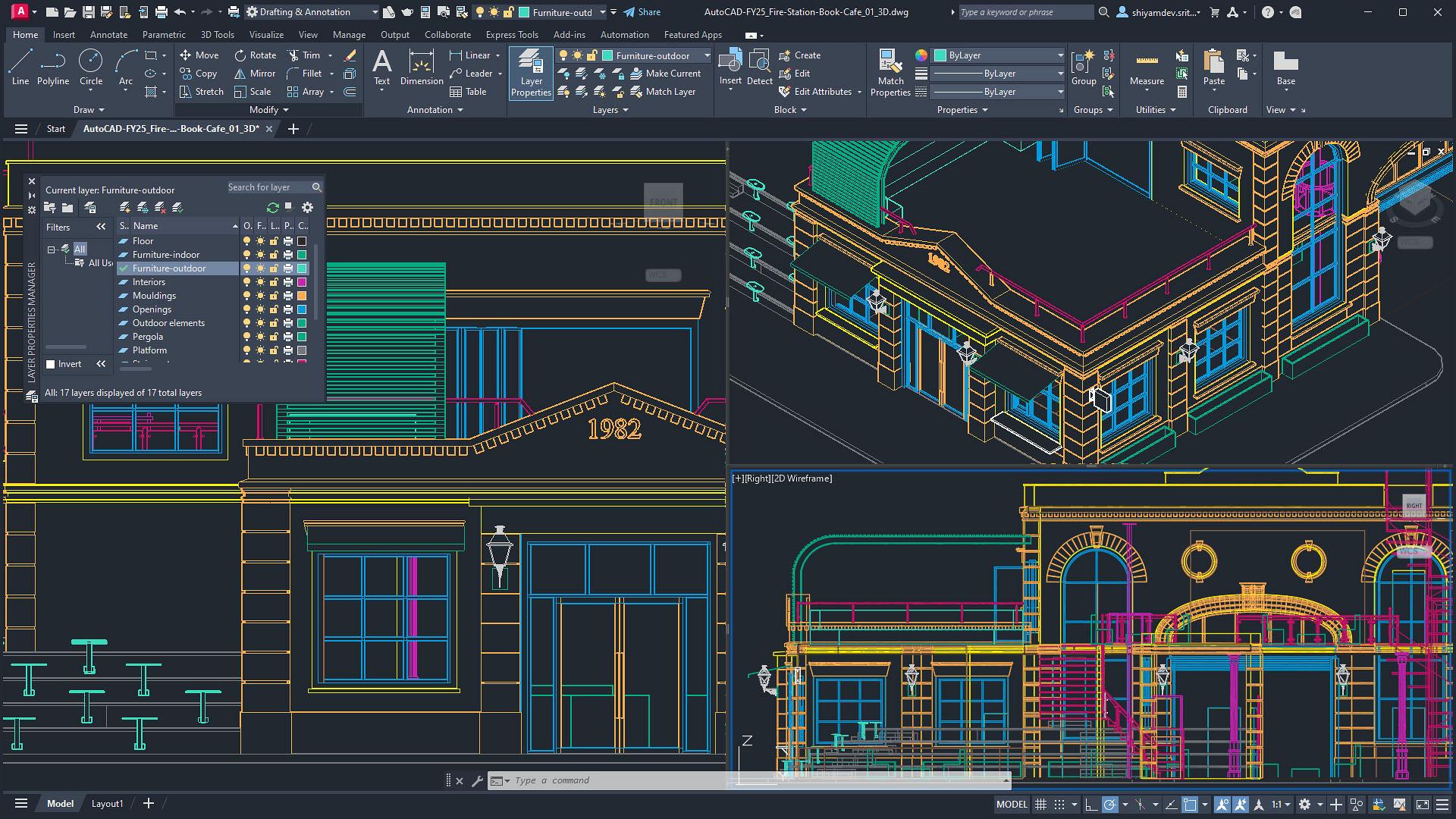 Comandos de AutoCAD en español e inglés