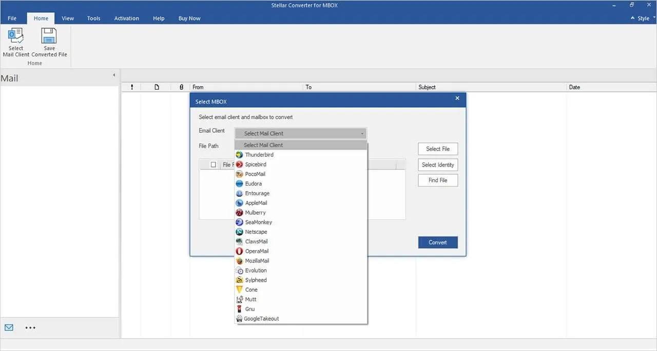 Visor MBOX en Windows