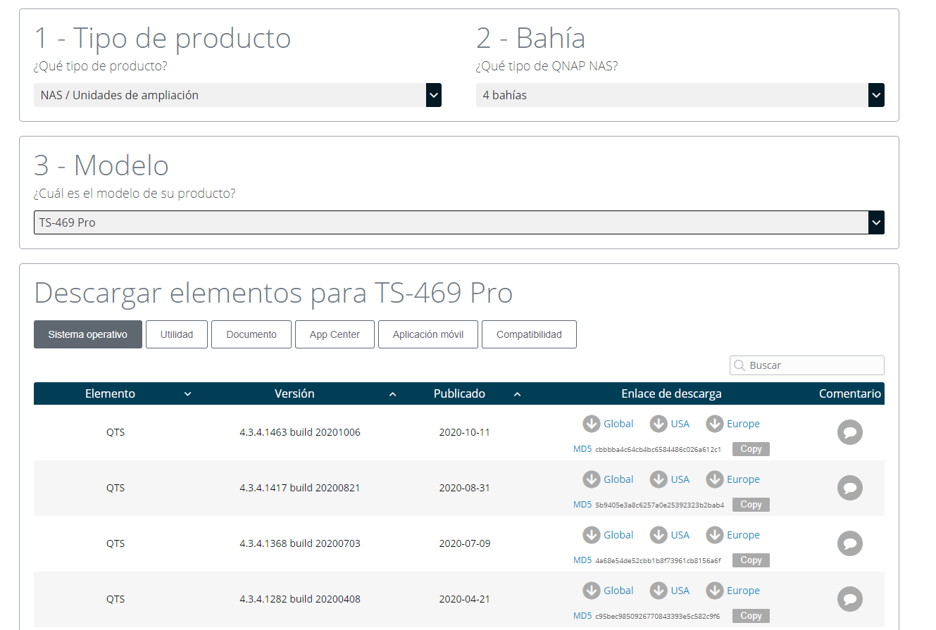 Actualizar firmware NAS QNAP Actualizar firmware NAS QNAP
