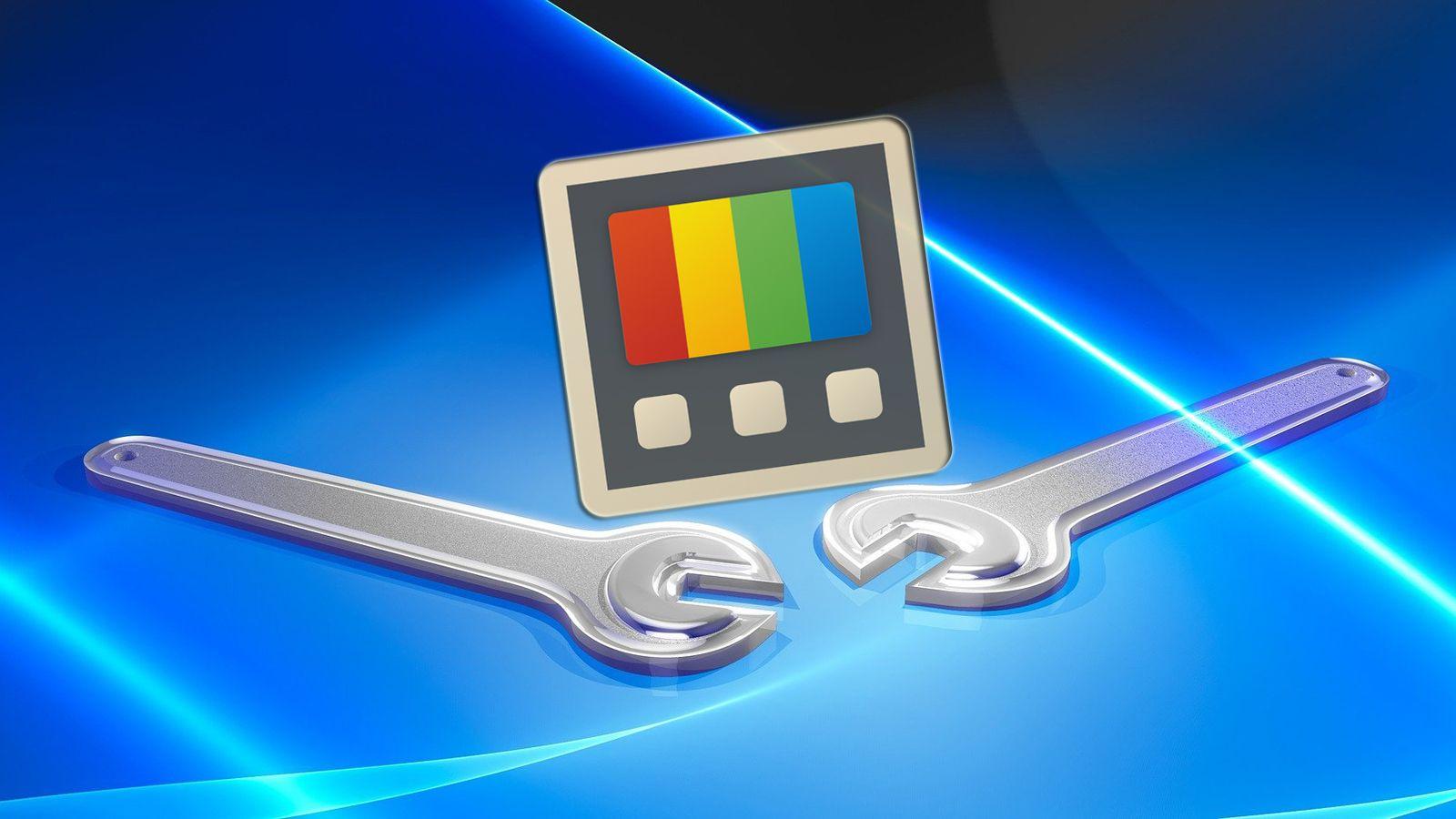 Areas de trabajo de PowerToys en Windows