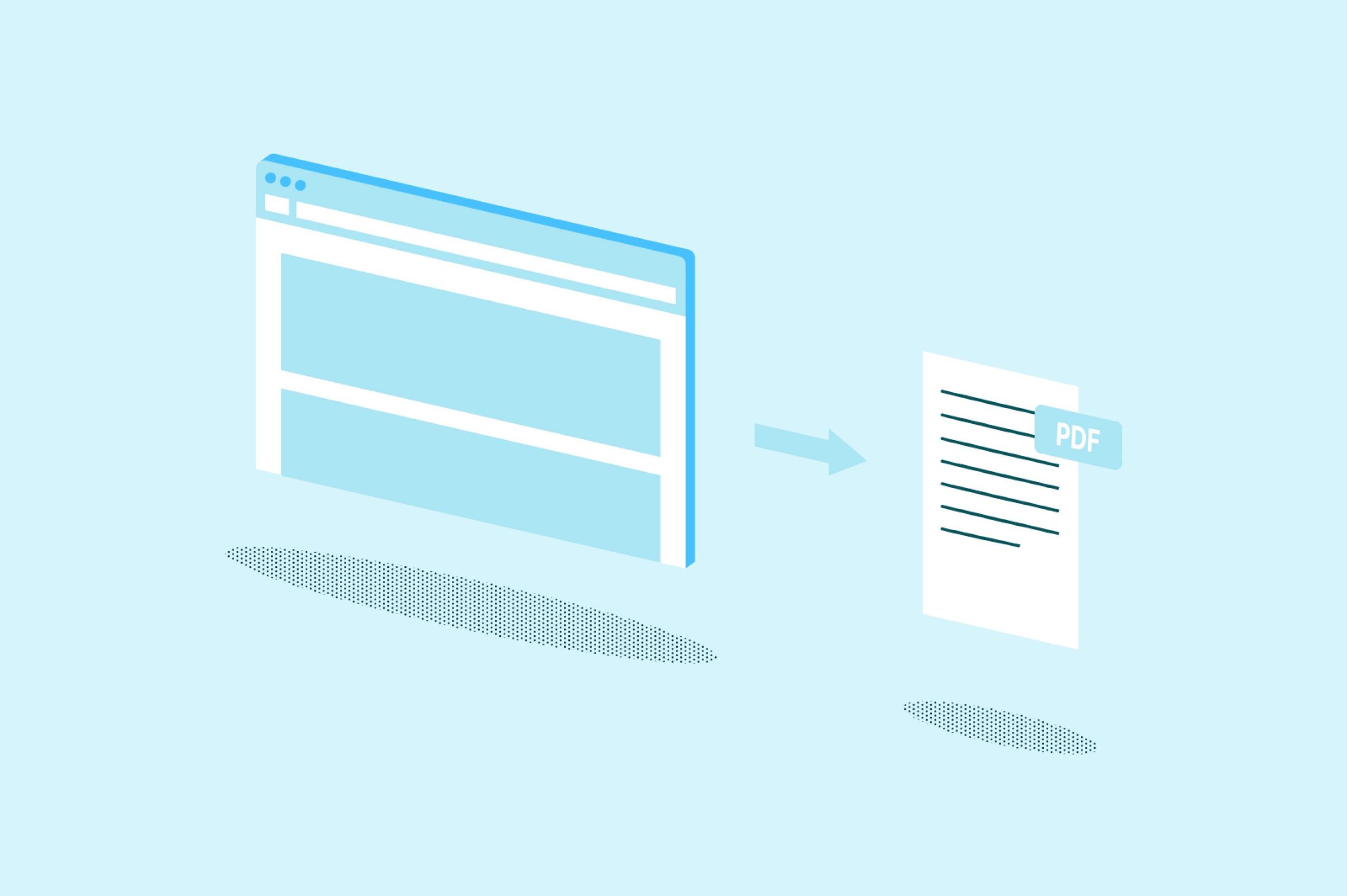 Opciones para convertir webs a PDF