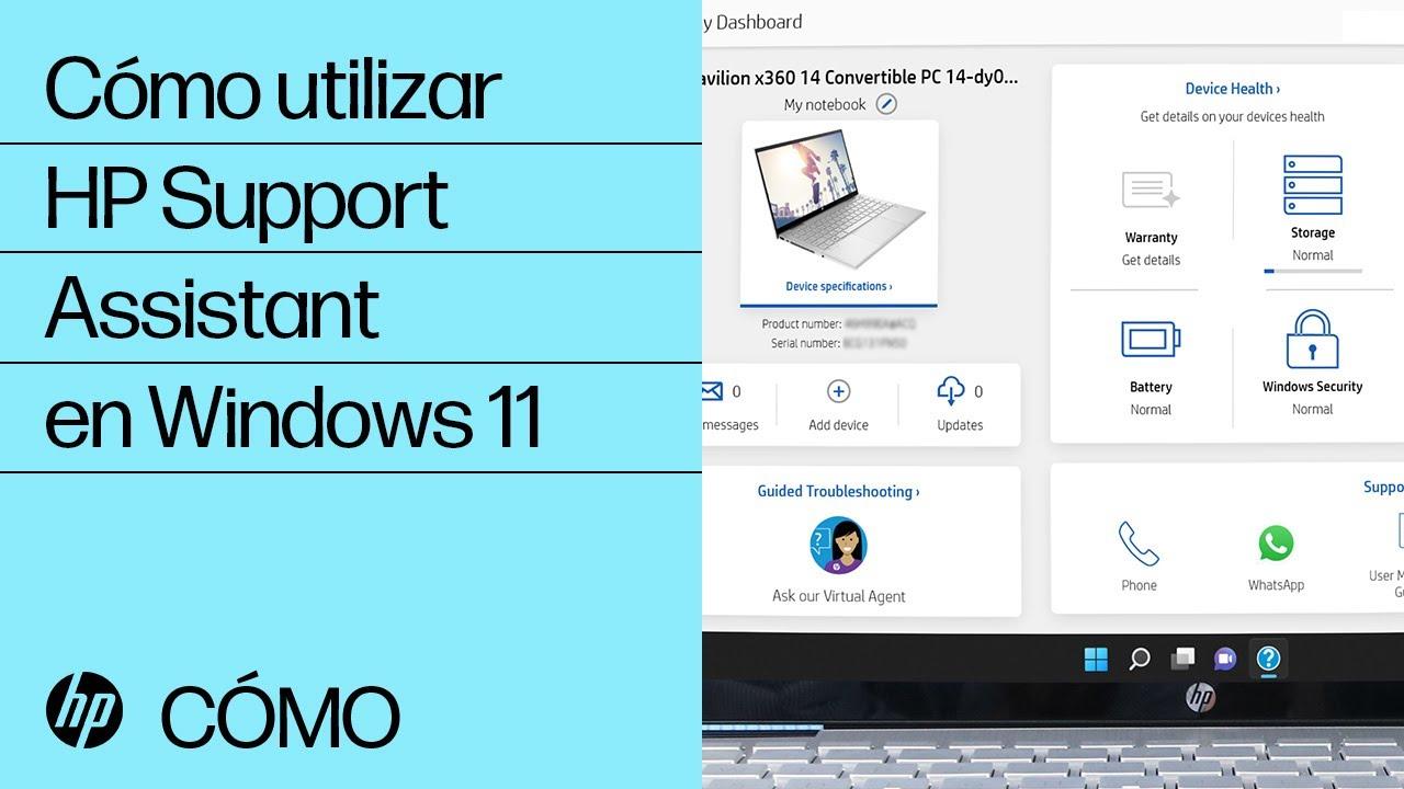 Instalar HP Support Assistant en Windows 11