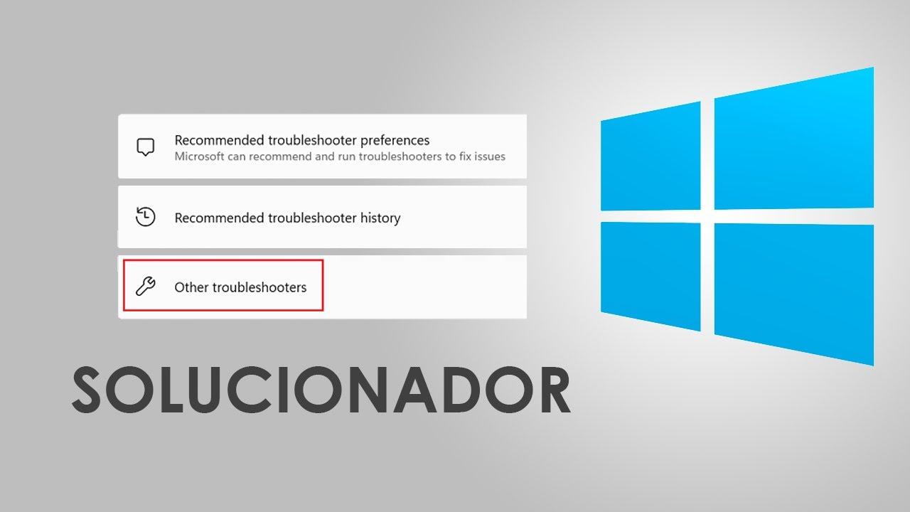 Solucionador de problemas en Windows 11