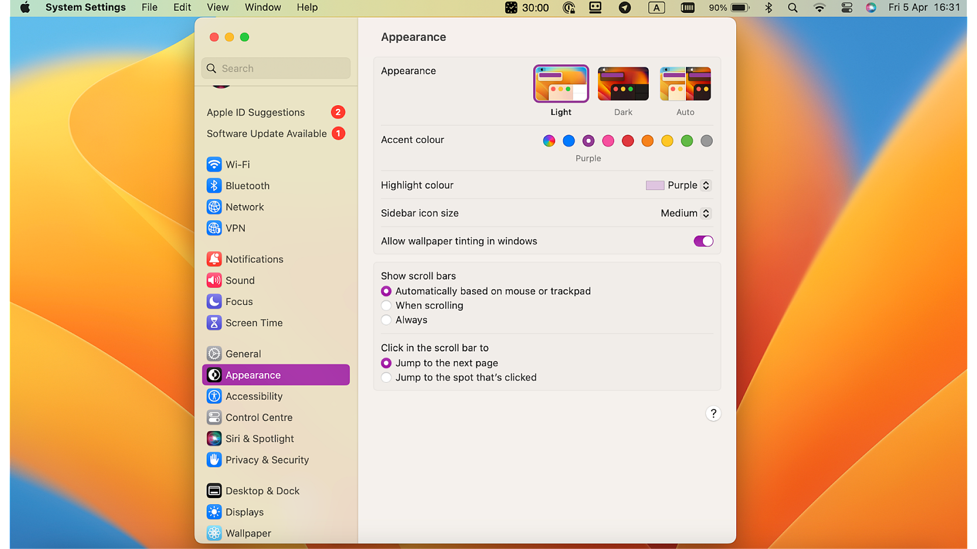 Pilas y grupos en el escritorio de macOS