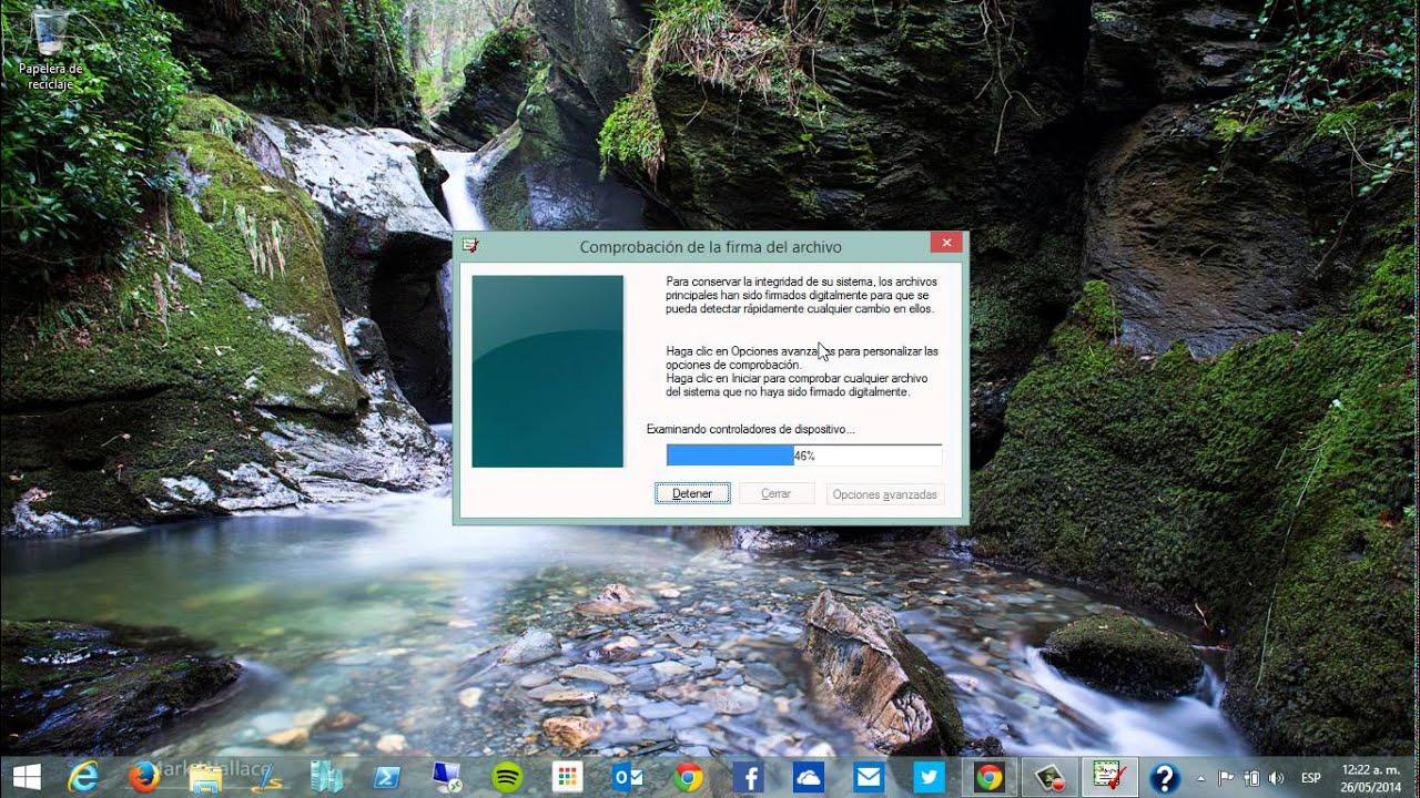 Verificar firma de drivers en Windows