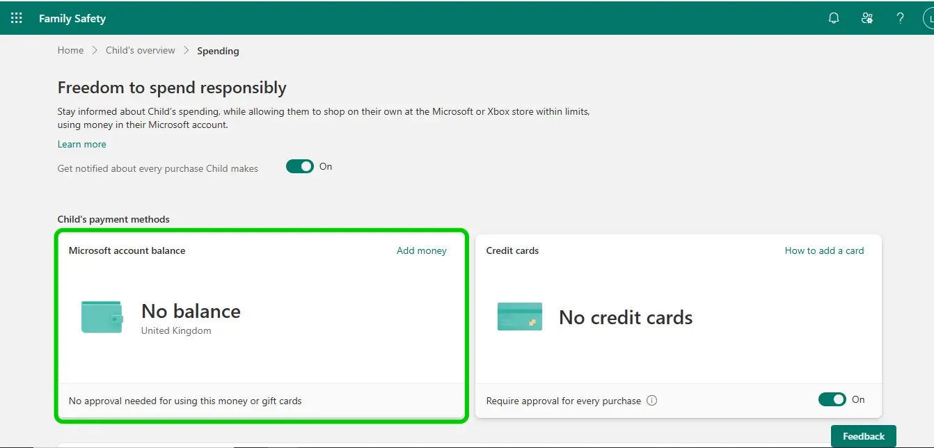 Grupo familiar de Microsoft Family Safety en Windows Grupo familiar de Microsoft Family Safety en Windows