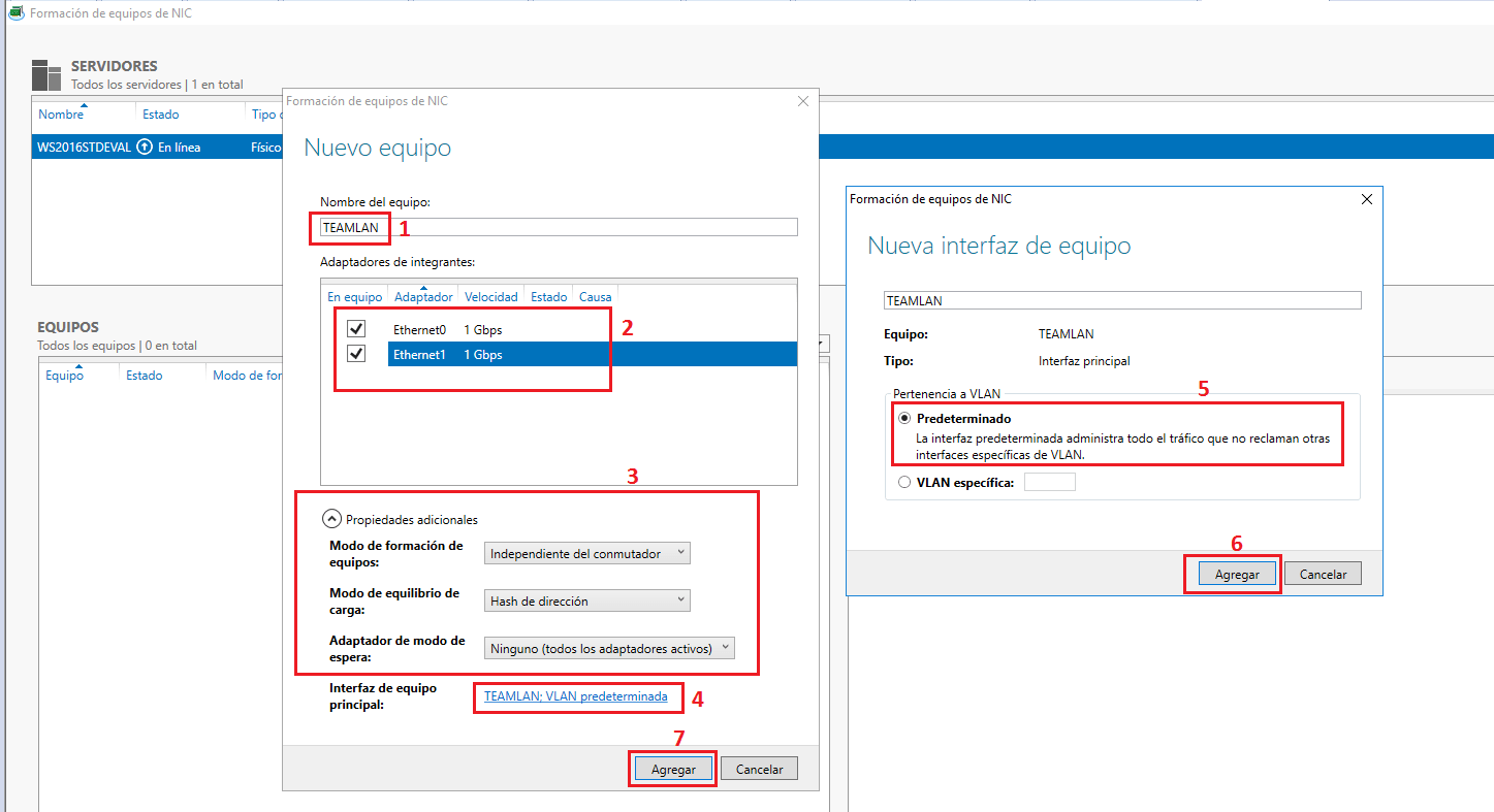 Ejemplo practico NIC Teaming en Windows 11 Ejemplo practico NIC Teaming en Windows 11