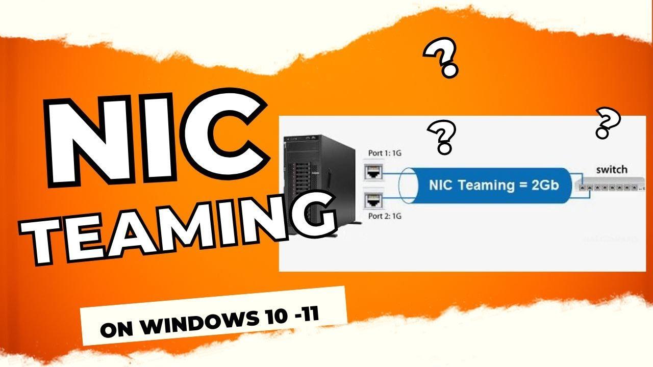 Configuracion NIC Teaming en Windows 11
