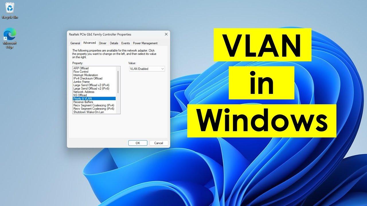 Configuración VLAN en Windows 11