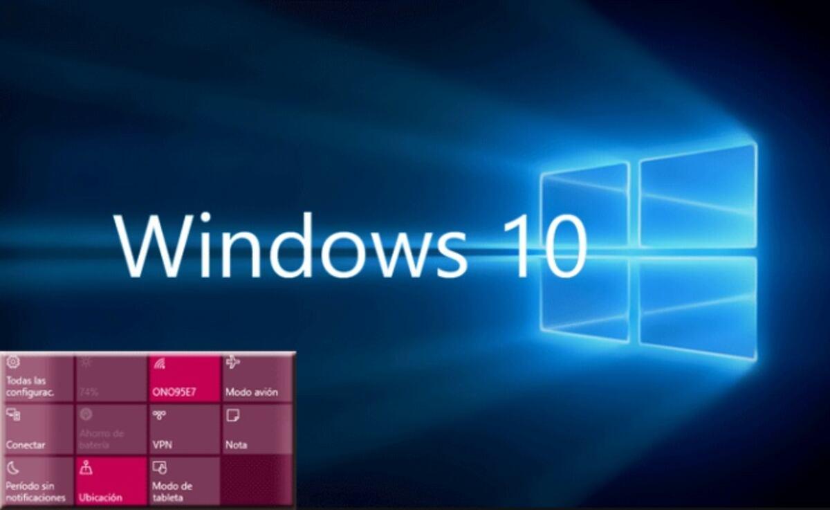 configurar acciones rápidas en el centro de actividades de windows